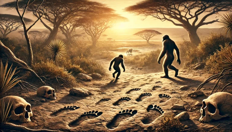 1.5 Million-Year-Old Tracks Reveal Unexpected Coexistence of Two Human Ancestors