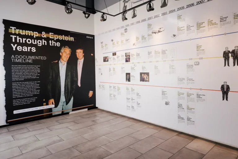 Massive Epstein Files Archive Displayed in New York Exhibition