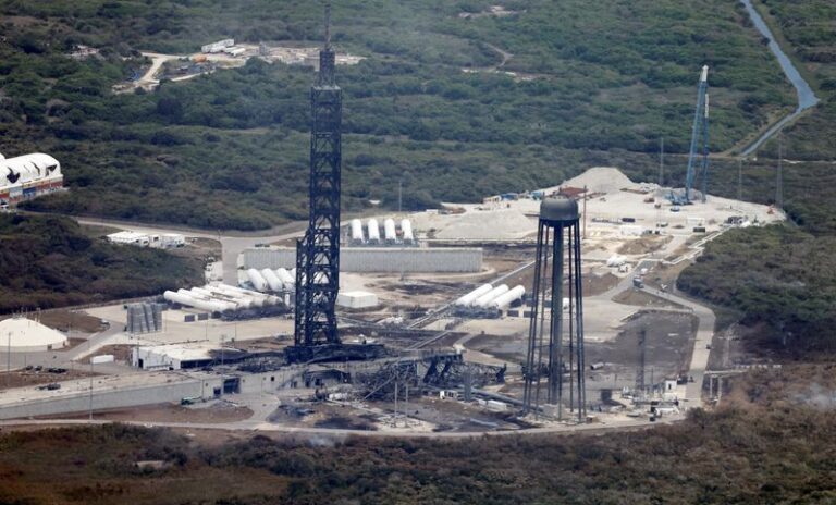 Blue Origin Set Back by Rocket Explosion as Damage to Launch Pad Threatens Ambitions in Space Race
