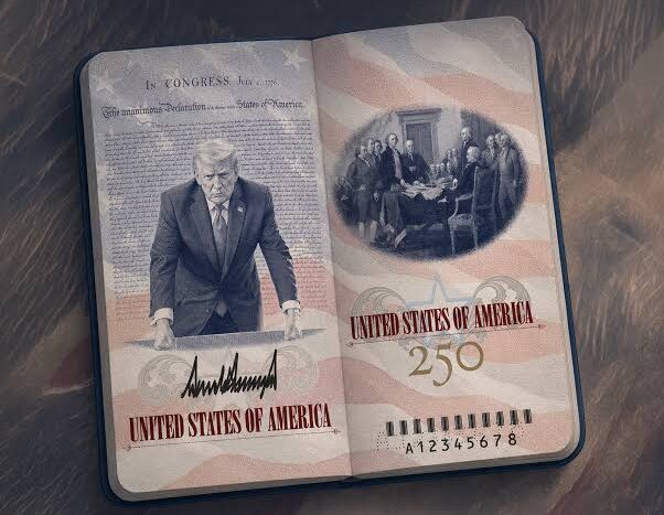 Trump Unveils Limited-Edition US Passport for America’s 250th Anniversary, Stirring Historic Debate