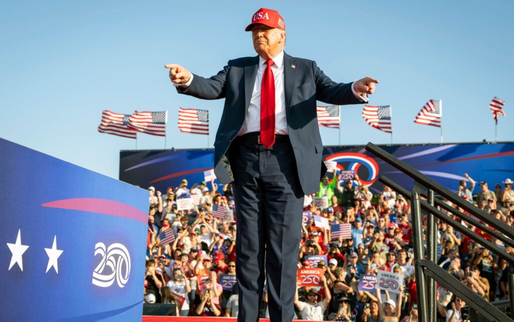 Trump Takes Center Stage in America’s 250th Birthday Celebrations Amid Growing Political Divide