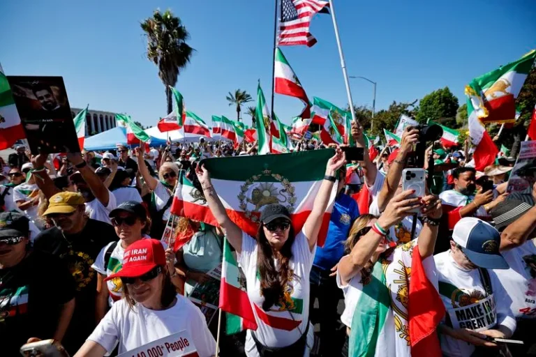 Iranian-Americans Protest Against Iran Team During World Cup Opener