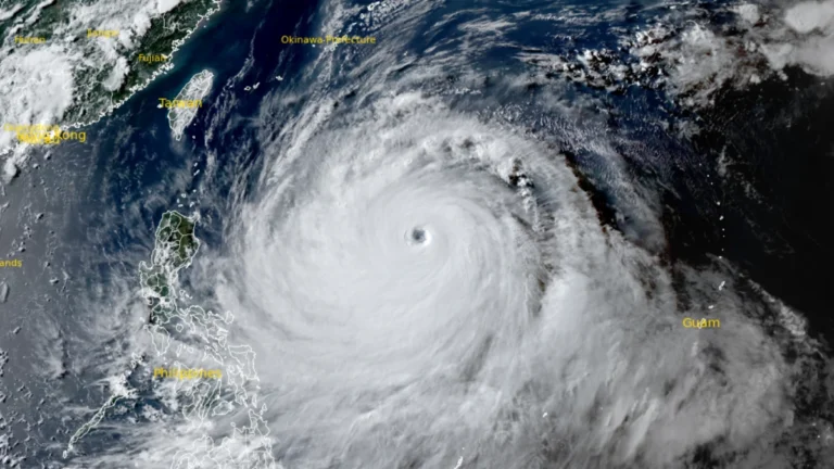 Super Typhoon Bavi Disrupts Travel as Taiwan and China Brace for Major Impact