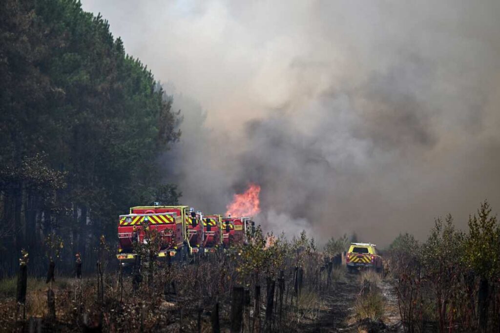 Firefighters Battle Raging Wildfires Near Madrid and Bordeaux as Europe Faces Another Heatwave
