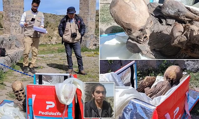 Delivery Worker Found Carrying 800-Year-Old Mummy Claims It Was His ‘Spiritual Girlfriend’