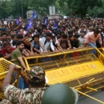 Police Block Thousands of Student Protesters Marching Toward India’s Parliament