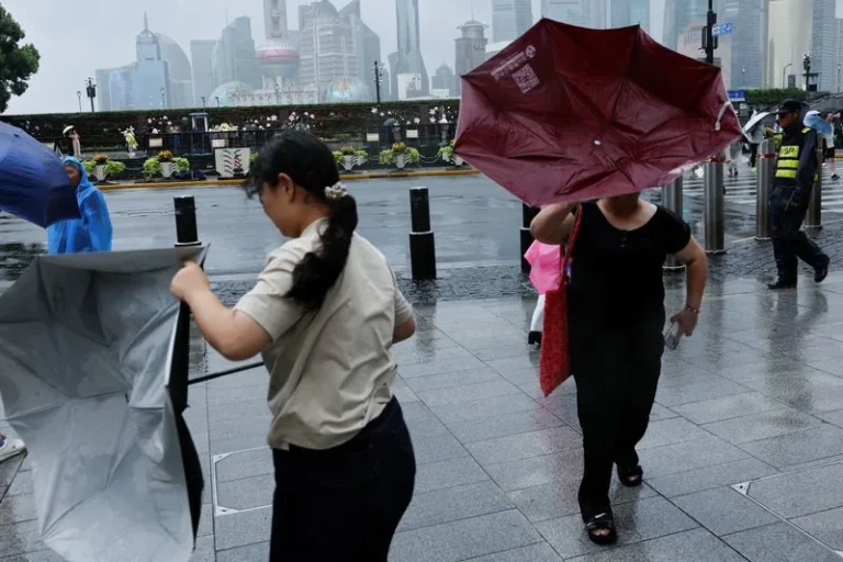 China Evacuates More Than One Million as Powerful Typhoon Dolphin Hits East Coast