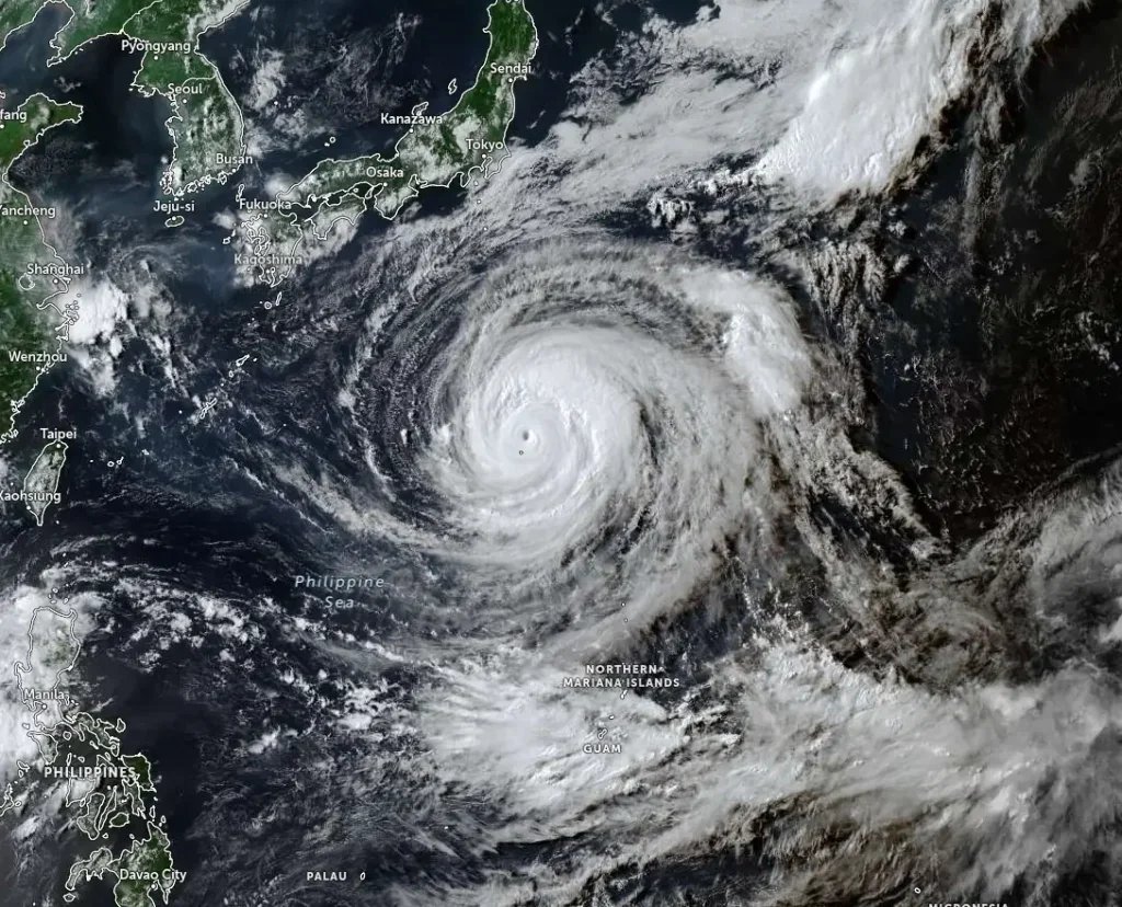 Typhoon Dolphin Batters Japan, China Braces for Powerful Landfall
