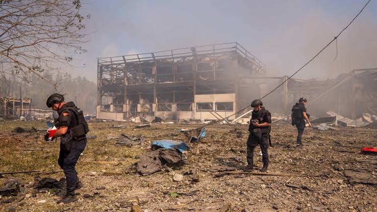 Russian Drone Strike on Kyiv-Area Ammunition Warehouse Kills 37, Sparks Investigation Into Security Failures