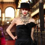 Valentino Turns a Historic Paris Library Into a Runway of Bold Corsets and Gold Jewellery